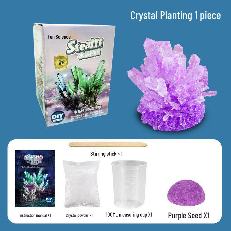 Children's Crystal Growing Science Kit: STEAM Educational Toy for Primary Students