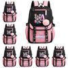 Anime 26 English Letter Printed Backpack for Teenager Student Girl Boy Bookbag Large Capacity Waterproof Travel Bag Kid Gift Rucksak