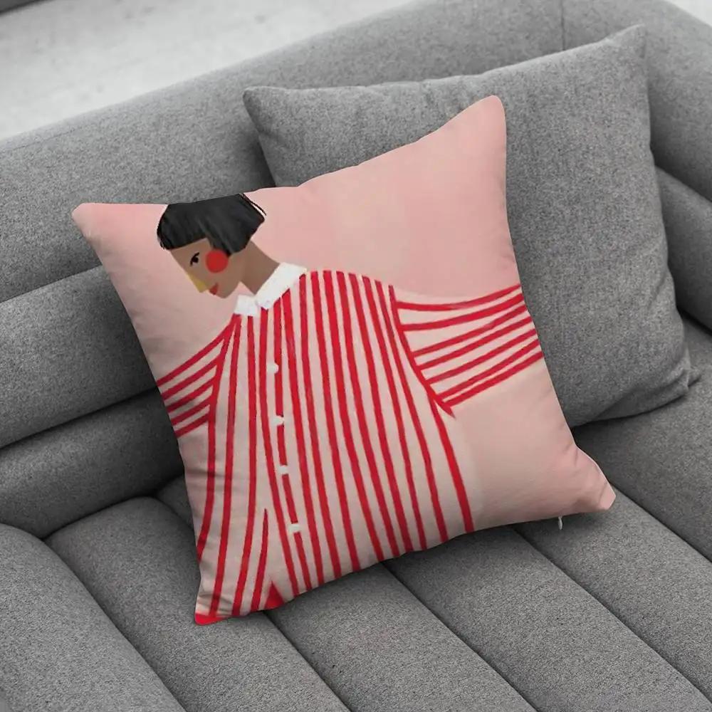 B-Bea Art Muller Pillow Case Pillowcase Home Sofa Cushions Car Cushions Pillowcover Office Pillowshell Pillow