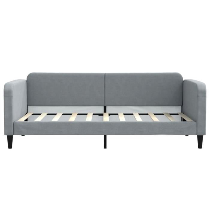 VidaXL Daybed Light Grey 90x190 Cm Fabric 354043