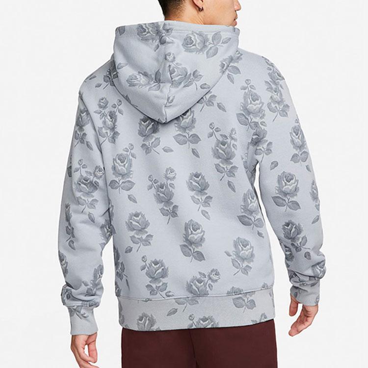 Jordan X A Ma Maniére Floral Print Logo Long Sleeve Hoodie Men Tops DJ9753-464