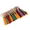 200Pcs Handmade Polyester Tassels 20 Assorted Colors for Chinese Knot Making Jewelry Earrings Bracelets Bookmarks Keychains Gift