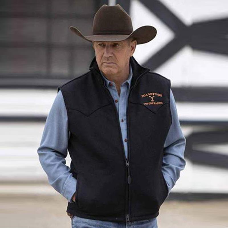 

Новый стиль, повседневная жилетка с вышитым узором для мужчин, которую можно носить в любое время года M