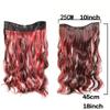5 luxurious long wave hair clips high-quality BB clip synthetic wig elegant and natural daily styling suitable for all women