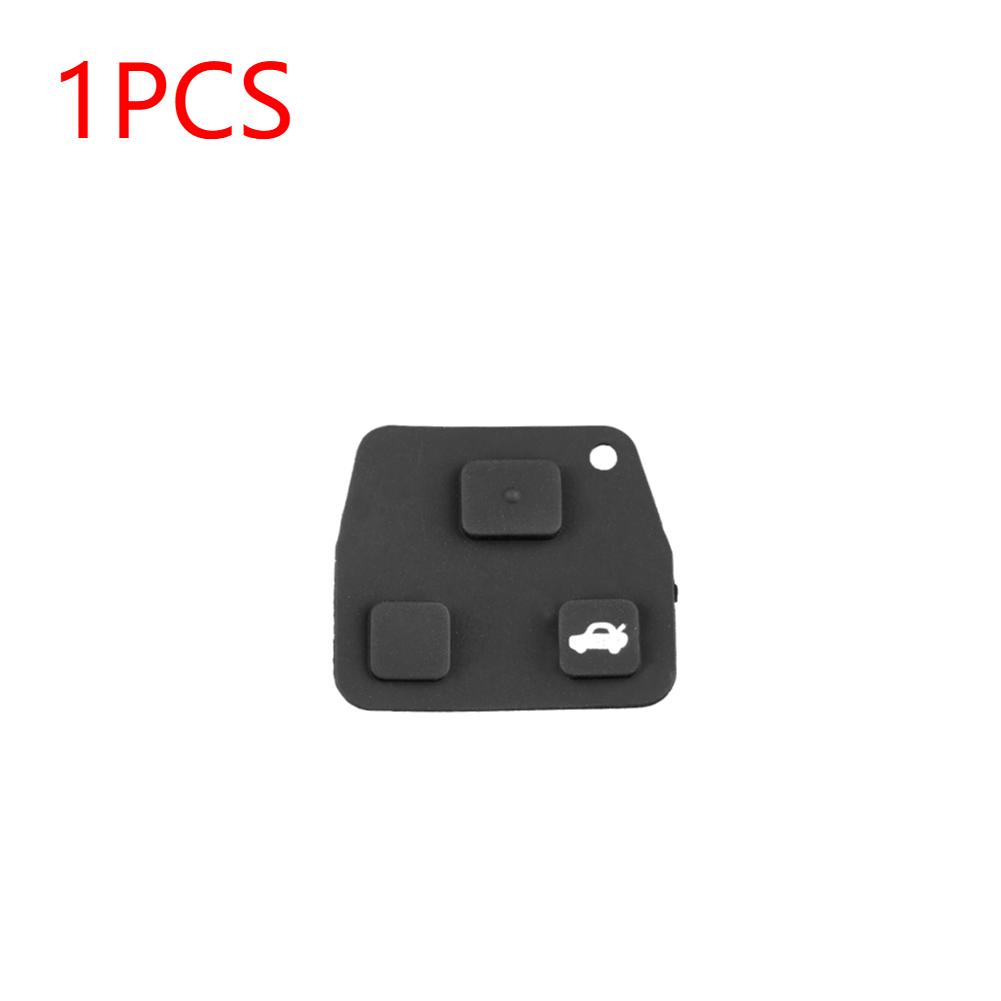 

1-10 шт. резиновая 3-кнопочная накладка на пульт дистанционного управления ключа автомобиля чехол для кнопки предотвращения столкновений износостойкий сменный чехол для TOYOTA