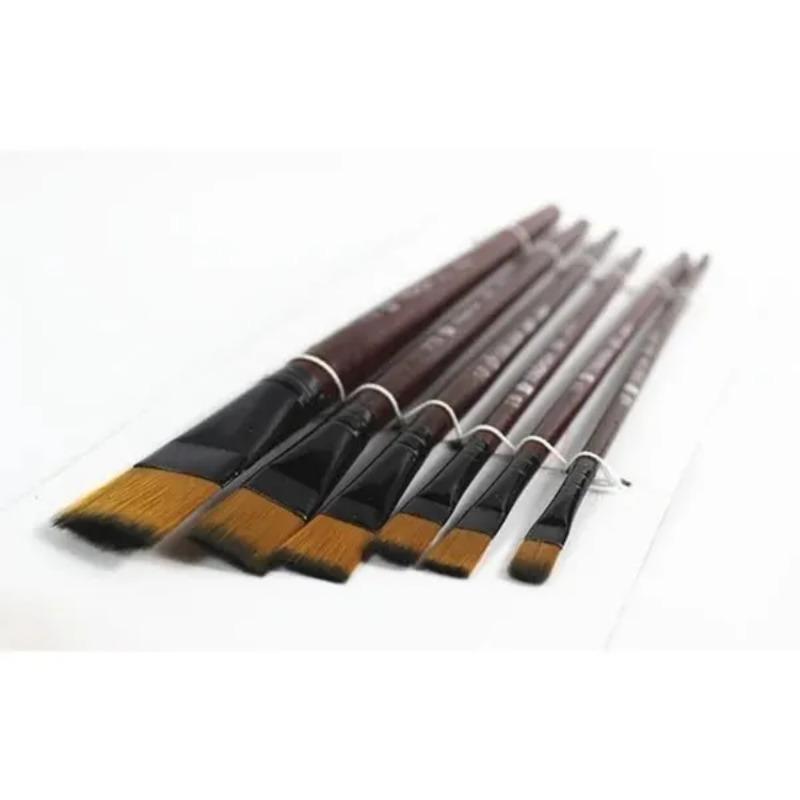6 Pcs/set Painting Brushes Acrylic Watercolors Artist Paint Brushes Drawing Painting Supplies