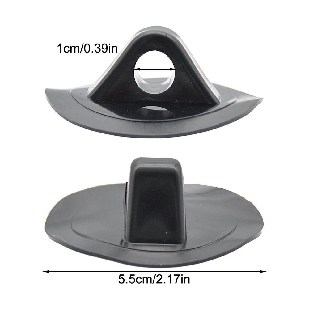 Inflatable Boat Safety Rope Hooks 2Pcs/set Fishing Boat Rope Rings Rubber Boat PVC Sunshade Buckles Boat Motor Fixing Bracket