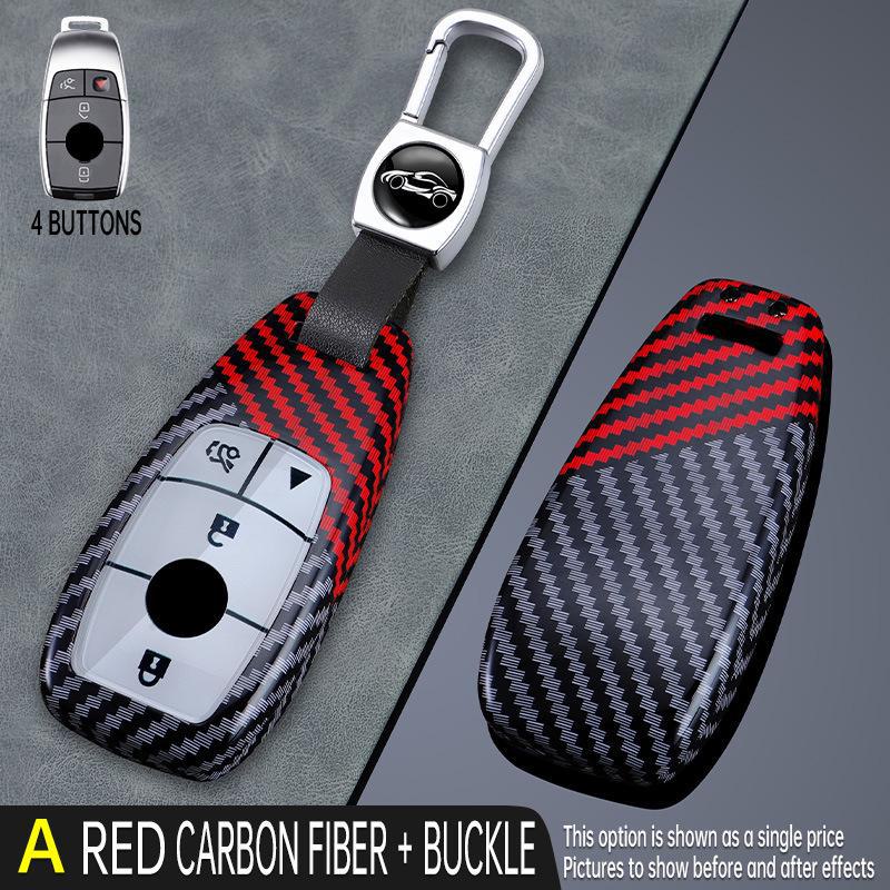 Mercedes-Benz Key Cover for C-Class E300L, A200L, GLC, GLE, GLA, CLA - High-End Female Shell, Elegant and Durable.