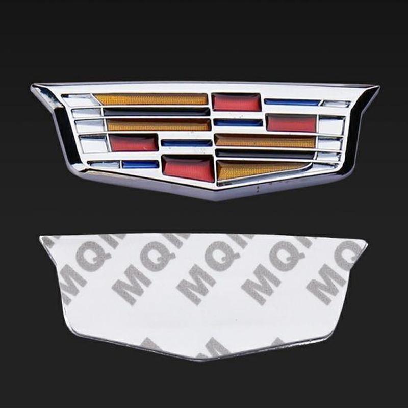 AABHT1 Wear-resistant Alloy Sticker Rear Trunk 3D Emblem Badge, Car Exterior Modification for Cadillac XTS DTS Escalade XT5 ATSL CT4