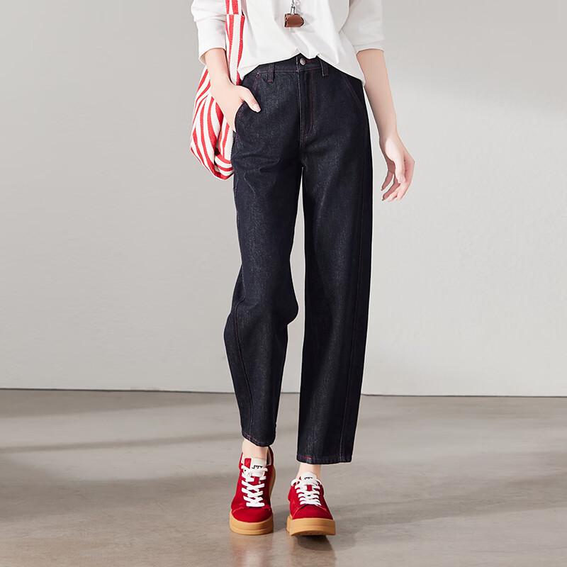 SOFSIL Women s High-Waist Loose Tapered Harem Jeans 28