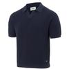 Mens Textured Collared Polo Shirt