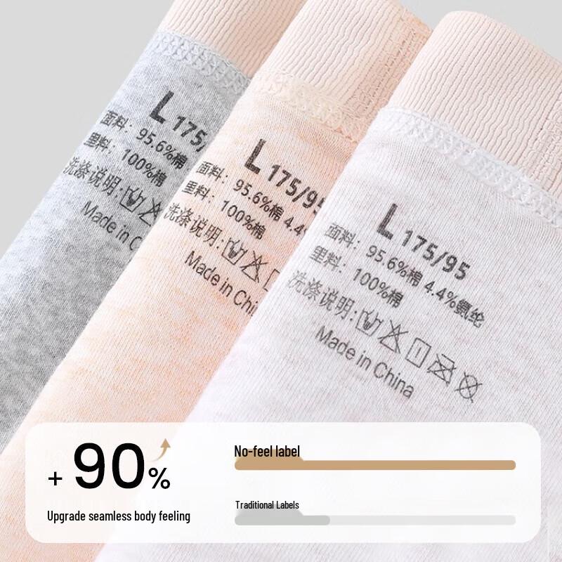 FitonTon Herren Reine Baumwolle Antibakterielle Boxershorts 3er-Pack