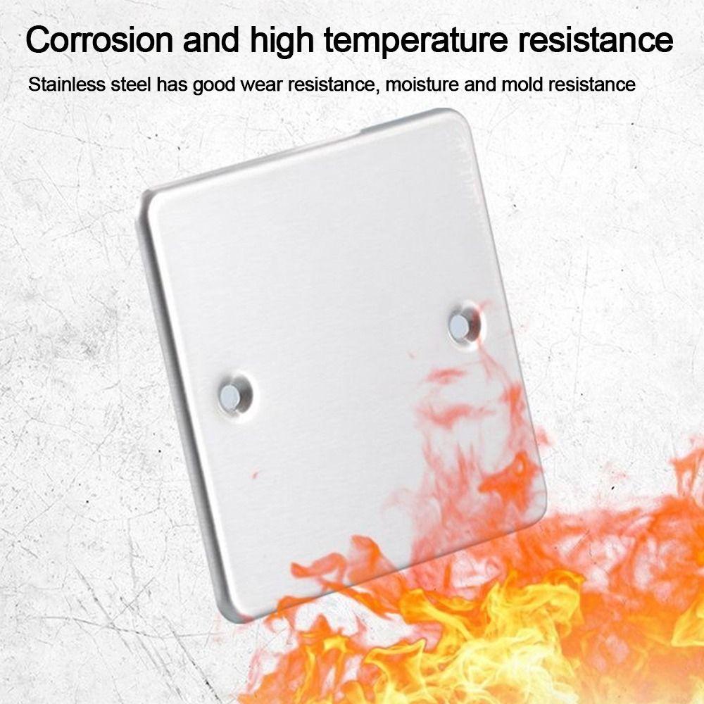 Stainless Steel Bottom Box Panel 86 /120 Type Blank Panel New Embedded Panel
