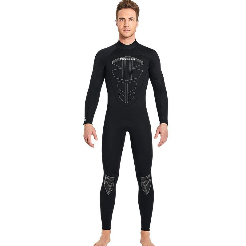 3mm Full-Body Wetsuit Freediving Surfing Snorkeling Winter Swimming Thermal Neoprene Diving Suit Unisex