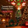 Christmas Projector Light Plug and Play LED Night Light with 6+ Patterns for Home Holiday Party Decoration