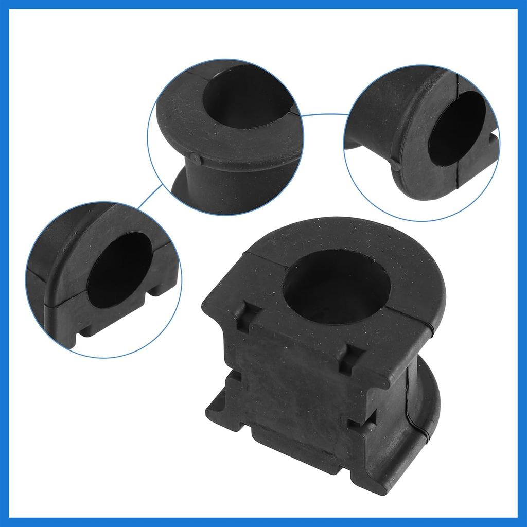 Front Suspension Sway Bar Stabilizer Shaft Insulator Bushing Fit for Toyota 4Runner 1996-2002 No.48815-35100 - Pack of 2 Black Auto Accessories