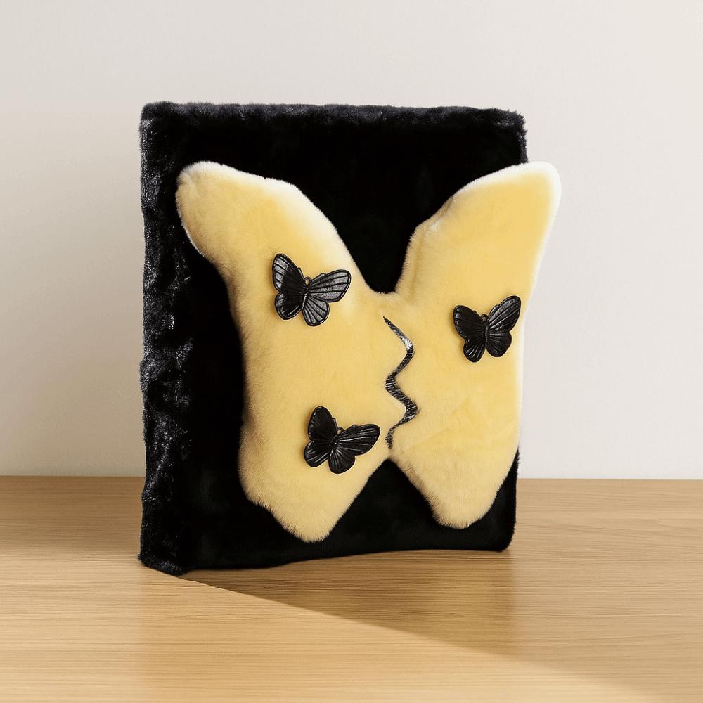 3-Inch Detachable Card Book Furry Cover Loose Leaf Album High-Quality Korean Album Photo Storage