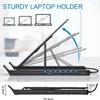 Laptop Stand Portable Bracket Aluminum Alloy For Macbook Folding Adjustable Computer PC Tablet Stand Heat Dissipation Holder