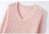 Kang Sai Ni 2026 Lurex Sequin Cashmere Lace Sweater - Autumn/Winter 7-Gauge Hollow Out Color Block Knitwear