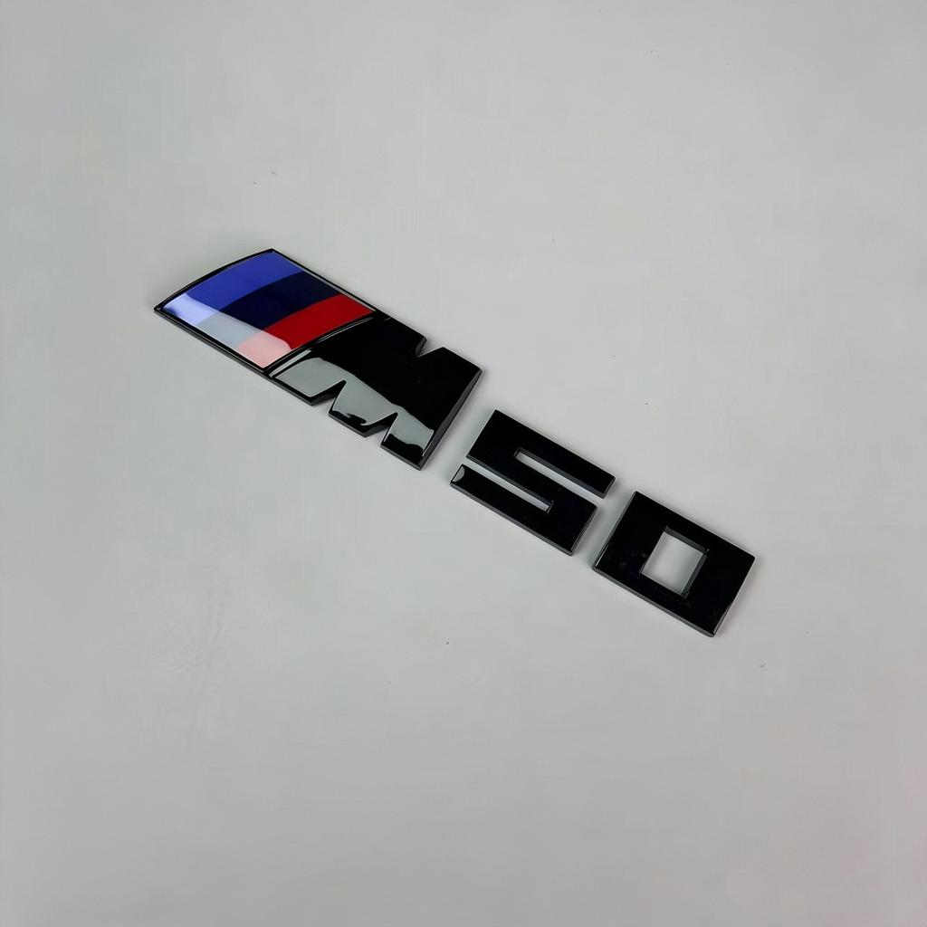 Rear Badge Emblem Letter Sticker For BMW iX3 I4 I7 M50 M60 M70L Car Rear Trunk Logo Decal Auto Exterior Styling Accessories X3 I