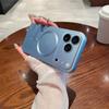 For Magsafe Magnetic Wireless Charge Case For iPhone 17 16 15 14 13 12 11 Pro Max Plus 17Air 16e Silicone Glass Lens Protection Cover