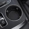 Honeycomb Texture Coaster Car Cup Holder Mat, Non-Slip Silicone with Raised Edge, Anti Rattle Pad for Auto Drink Anti-shake