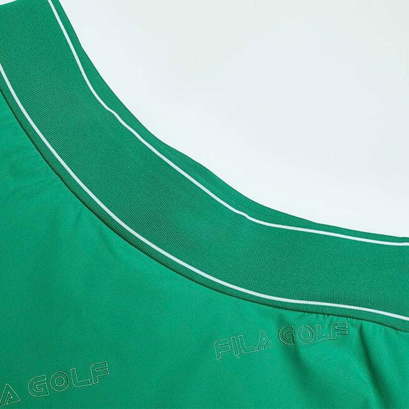 Fila Sports Lifestyle Series Solid Color Golf High-Waisted Woven A-Line Casual Skirt Women Skirts Cedar-Green A11W335309F-GN