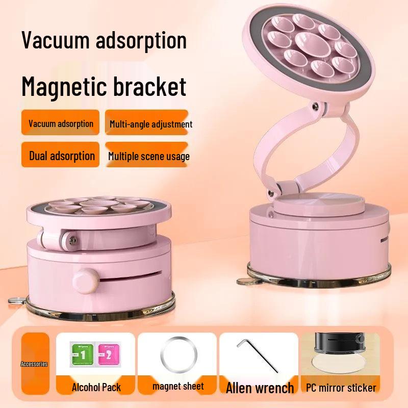 

Cross-border Magnetic Magsafe Phone Holder for Car Dashboard with Vacuum Suction Cup рожевий