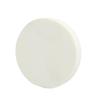 Professional Makeup Artist's Dual-Use Wet and Dry Sponge - Large Round White Puff for Foundation Application (9cm)