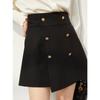 2025 A-Line High Waist Wide Leg Shorts for Women - Slimming, Casual Spring & Fall Wear with Shirt or T-Shirt