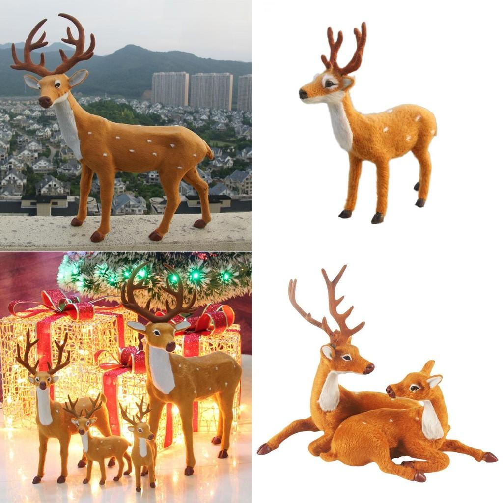 Festive Reindeer Ornament With European Style For Christmas Tabletop Decor And Event Decoration