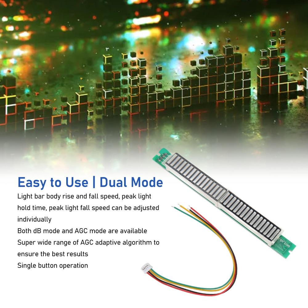32-Bit 8 Effects Sound Level Display Board LED Sound Level Meter Audio Equipment Upgrade