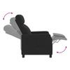 Recliner Chair Black Fabric