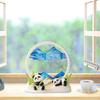 Moving Sand Art Picture Panda Figure Home Decoration Landscape 3D Dynamic Liquid Movement