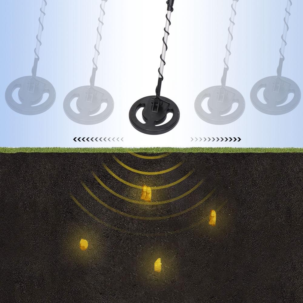7.9 Inches 110mA Professtional MD-4040 Metal Detector Under Ground Adjustable Gold Detector Treasure Hunter Tracker Seeker Metal Circuit 7.2-9.6V