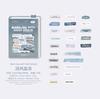 50-Sheet English Note Collage Stickers, Vintage Typography & Mini Paper Scrap Designs, Self-Adhesive for Journal DIY