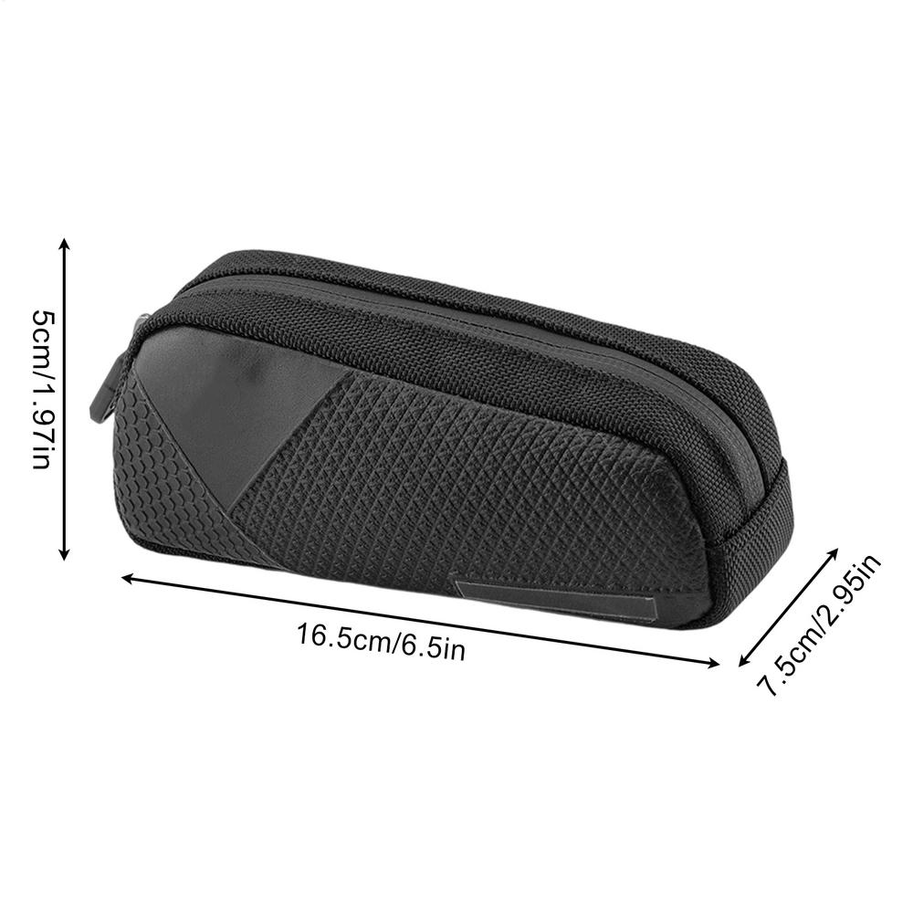 Bike Storage Bag Bike Triangle Bag Cycling Pack Tools Storage Pouch For Phone Keys Touring Gravel Riding Commuting Outdoor