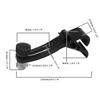 Drum Microphone Fixed Clamp Set of Three Groove Adjustable for Musical Instruments and Drum Versatile Clips, Holders, 4, Shockproof, Points, Height,