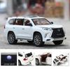1/24 Lexus LX570 SUV Alloy Car Model Diecasts Metal Off-road Vehicles Car Model Simulation Sound and Light Kids Toys Gift