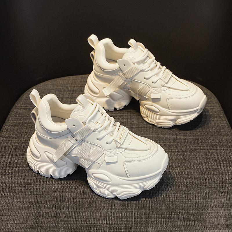 Platform dad shoes new spring sports shoes spring heightening casual 34