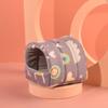 Cute Mini Cage Rabbit Squirrel Winter Warm Cotton Mat Guinea Pig Nest Hamster House Small Animal Sleeping Bed Pet Hanging Cage
