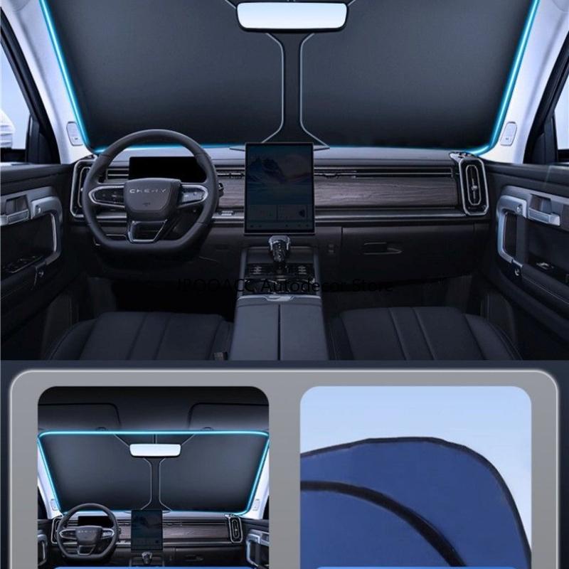 For Geely Zeekr 7X 2025 Car Windshield Sunshade Cover Anti UV Protection Foldable Accessories Auto Window Visor Shield Cover
