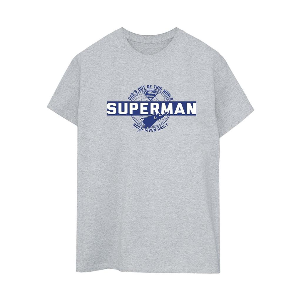 DC Comics Womens/Ladies Superman Out Of This World Cotton Boyfriend T-Shirt