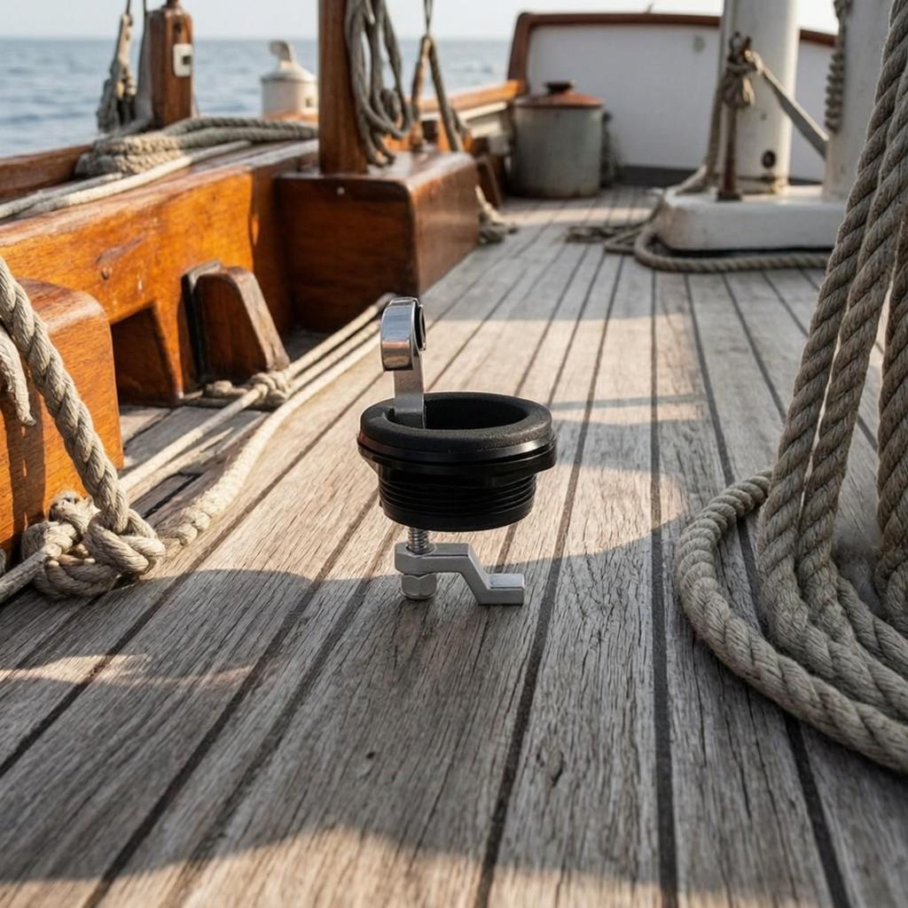 Floor Lock Buckle Easy to Operate Hardware Long-Lasting for Yachts