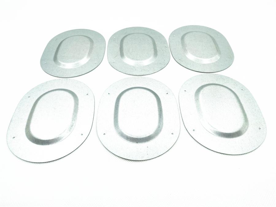 6pc Metal trunk drain plug Plate Covers for Chevelle 1967-77 Body