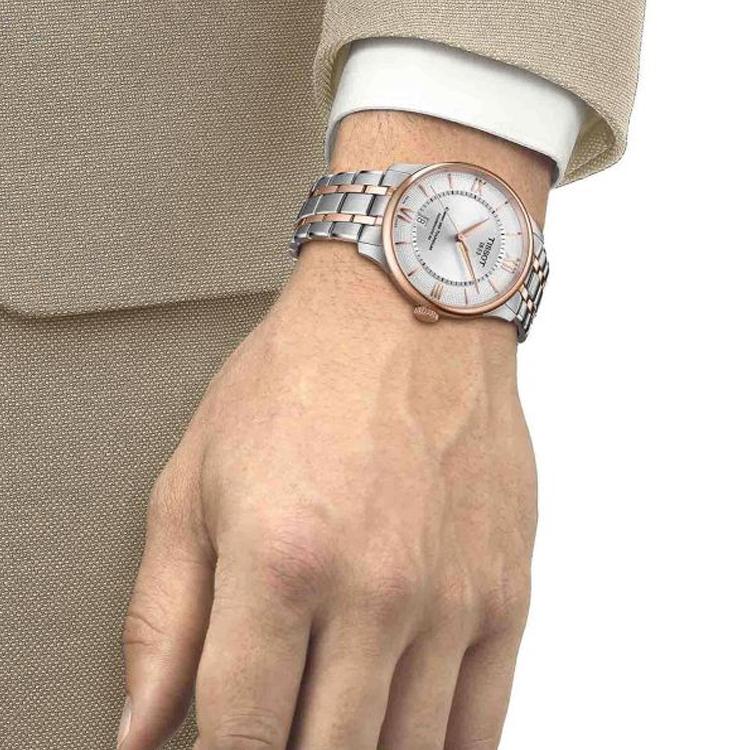 Tissot Durul Series Automatic Mechanical Watch 50m Water Resistant 34mm Silver Dial Women watches T139.207.22.038.00