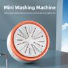 Dormitory Small Clothes Washing Machine Mini Electric Turbo Washing Machine Portable Underwear Washing Device