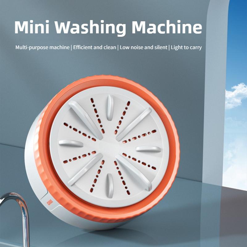 Dormitory Small Clothes Washing Machine Mini Electric Turbo Washing Machine Portable Underwear Washing Device