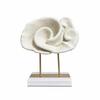 Cloud Sculpture on Stand Modern Desk Accent Abstract for Living Room, Model Home