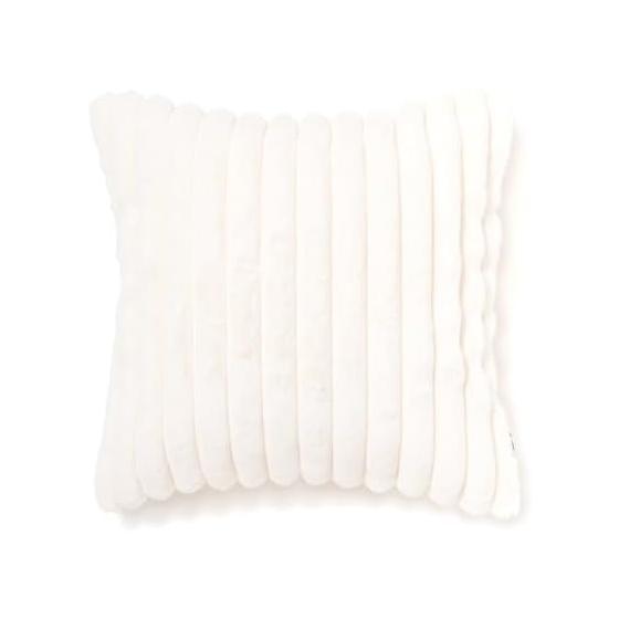 Francfranc Fur Cushion Cover 4545cm Ivory (G-005)